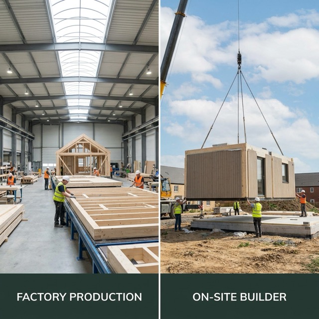 modular home builder vs factory Illinois - understanding the distinction