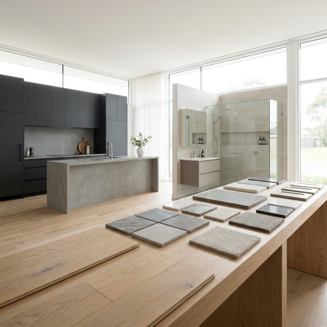 modular home selections Illinois - kitchen, bath, flooring choices