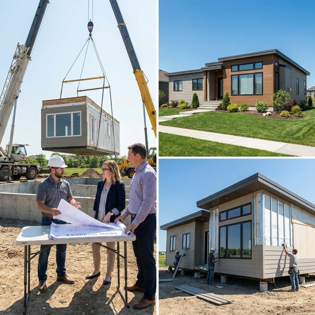 modular home construction loan Illinois - draw schedule and conversion process