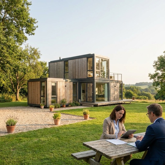 modular home mortgage Illinois - down payment, rates, terms