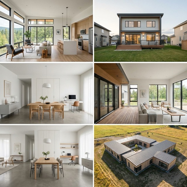 modular home layouts Illinois - popular sizes 1200 to 3500 sq ft