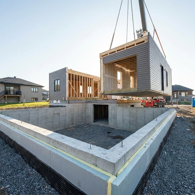 modular home basement foundation Illinois - cost, benefits, construction