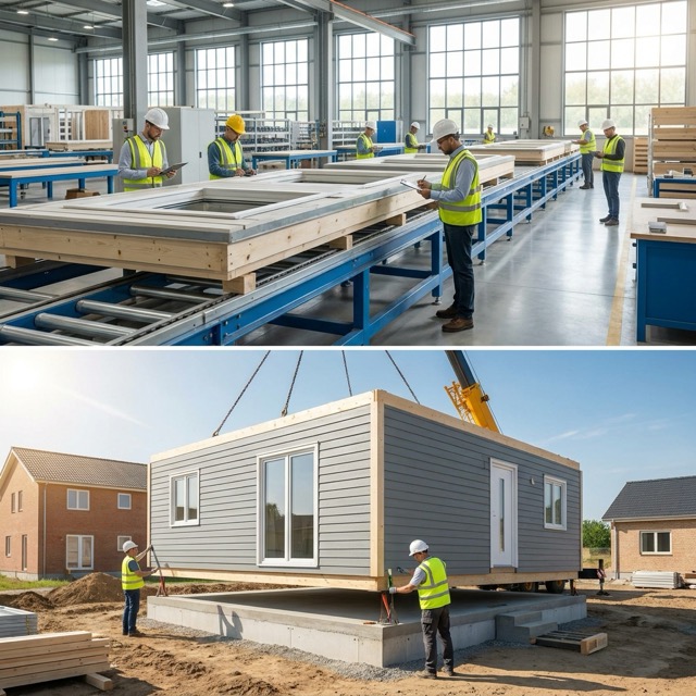 modular home inspection Illinois - factory and site inspection process