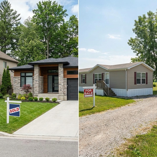 modular home vs manufactured home resale Illinois - value retention differences